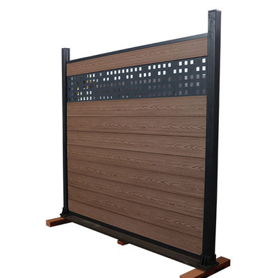 Panele ogrodzeniowe Wpc o wymiarach 1,8 m x 1,8 m Wytłaczane współwytłaczane deski zewnętrzne