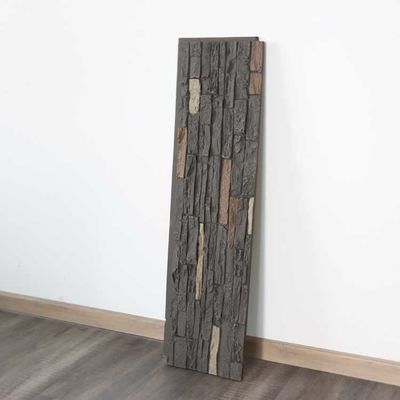 Gruby panel z kamienia PU Faux Łatwy w instalacji do dekoracji ścian 120 * 60 cm 3 cm