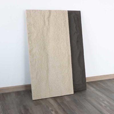 Gruby panel z kamienia PU Faux Łatwy w instalacji do dekoracji ścian 120 * 60 cm 3 cm