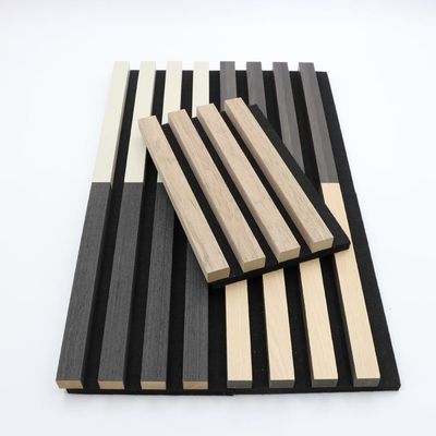 Panele akustyczne 600 * 21 mm Ekologiczne włókno bambusowe Akupanel drewniane