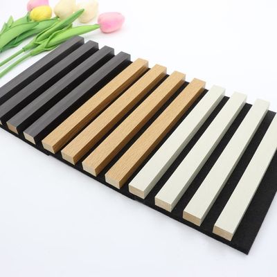 Panele akustyczne 600 * 21 mm Ekologiczne włókno bambusowe Akupanel drewniane