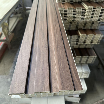 Wzornictwo drewnianego ziarna Wpc Panel ścienny Dekoracja wnętrz 160*24