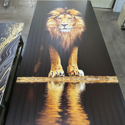 4*8 Ft UV PVC Marmurowy arkusz wodoodporny / 3D Drukowane panele wewnętrzne