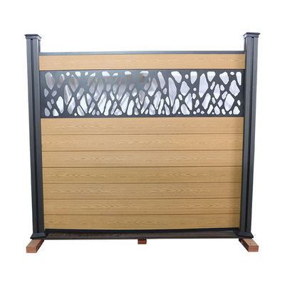 Dekoracyjne kompozytowe panele ogrodzeniowe Wpc Wodoodporne deski ogrodowe Balkon 90 * 25 mm