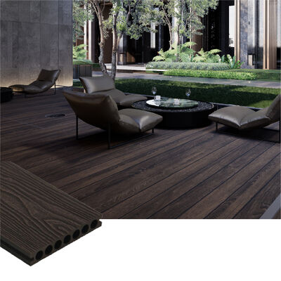 Wysokiej wytrzymałości WPC Decking Outdoor Waterproof Composite Flooring for Exterior Garden Applications