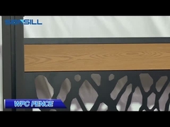 Garden Co Extrusion Wpc Panel ogrodzeniowy Drewniany kompozytowy kompozytowy odporny na pleśń