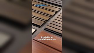 Panel ścienny z karbowanym PCV 3